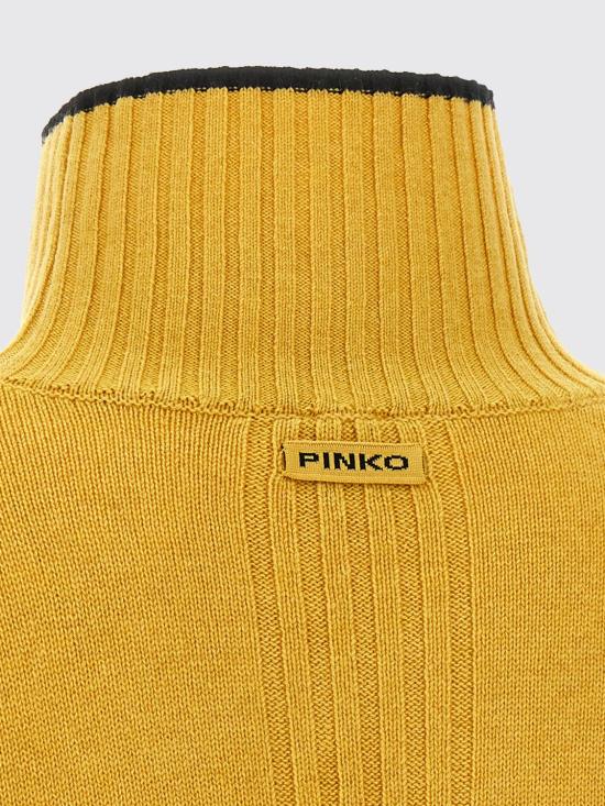 26FW 핑코 스웨터 105446A3G1 H61 Yellow - PINKO