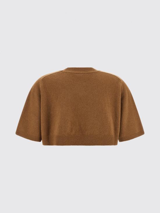 26FW 엘리자베타프랜치 반팔 티셔츠 MK11T66E2 AI6 Brown - ELISABETTA FRANCHI