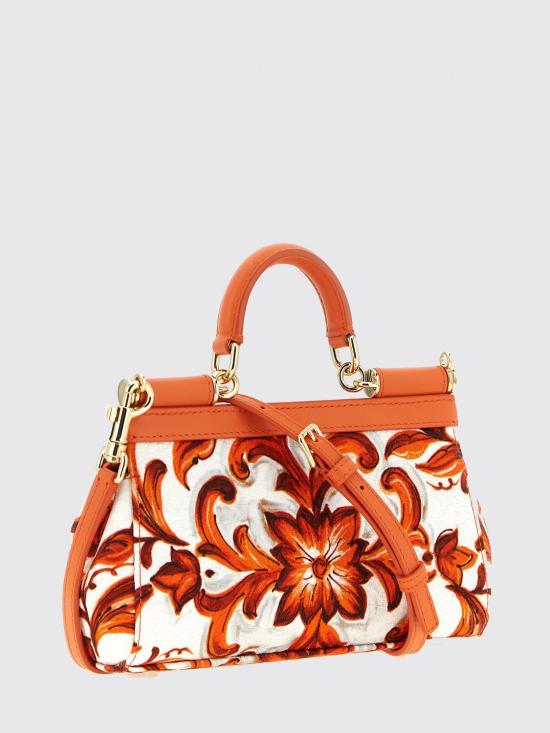 26FW 돌체앤가바나 SICILY 시실리 스몰 핸드백 BB7116B0815 IH3TN Orange - DOLCE & GABBANA