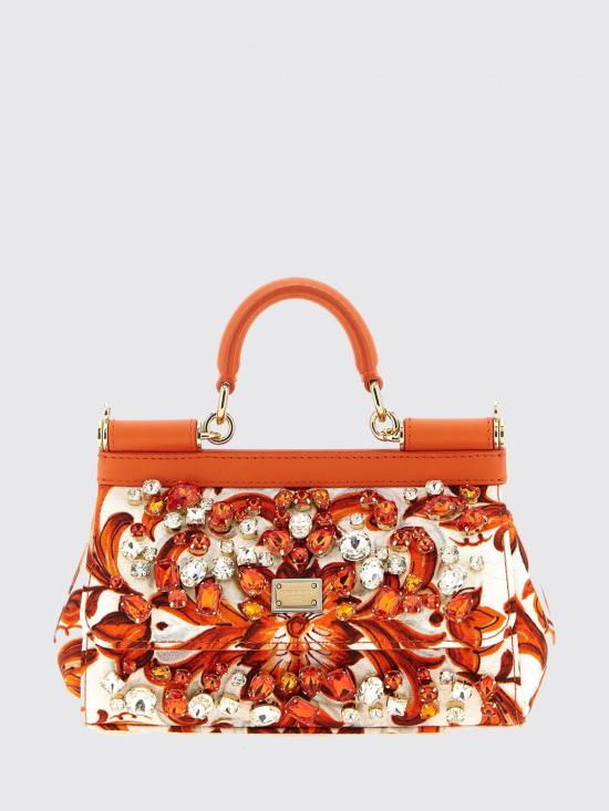 26FW 돌체앤가바나 SICILY 시실리 스몰 핸드백 BB7116B0815 IH3TN Orange