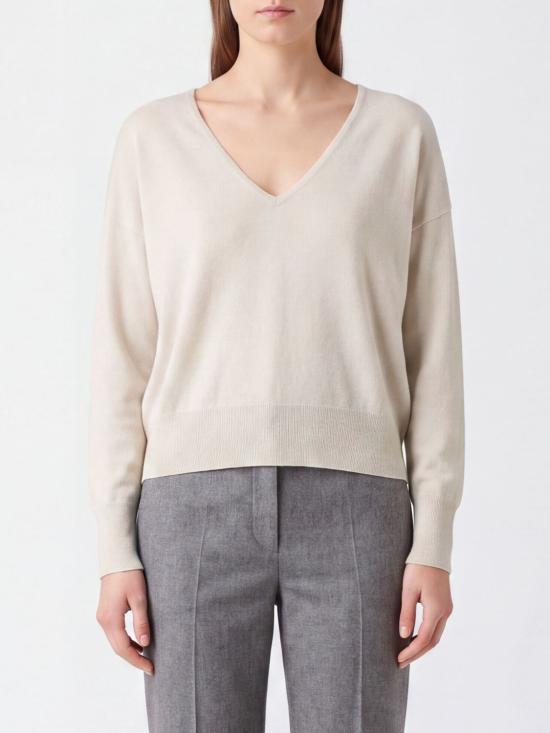 26FW 로베르토 콜리나 스웨터 263FXB40002 MERINGA Yellow Cream