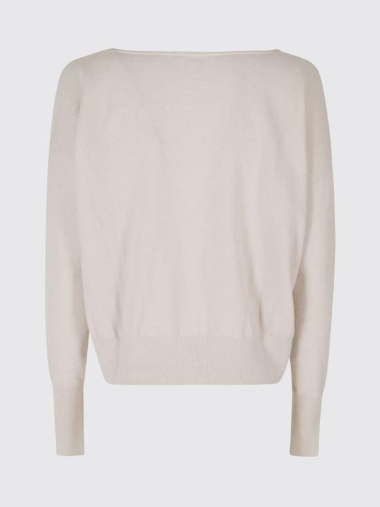 26FW 로베르토 콜리나 스웨터 263FXB40002 MERINGA Yellow Cream - ROBERTO COLLINA