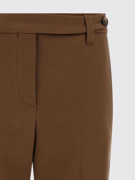 26FW 브루넬로 쿠치넬리 스트레이트 팬츠 MP126P8703 C9812 Brown - BRUNELLO CUCINELLI