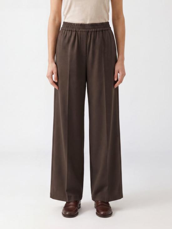 26FW 브루넬로 쿠치넬리 스트레이트 팬츠 MPW07P9002 C019 Brown