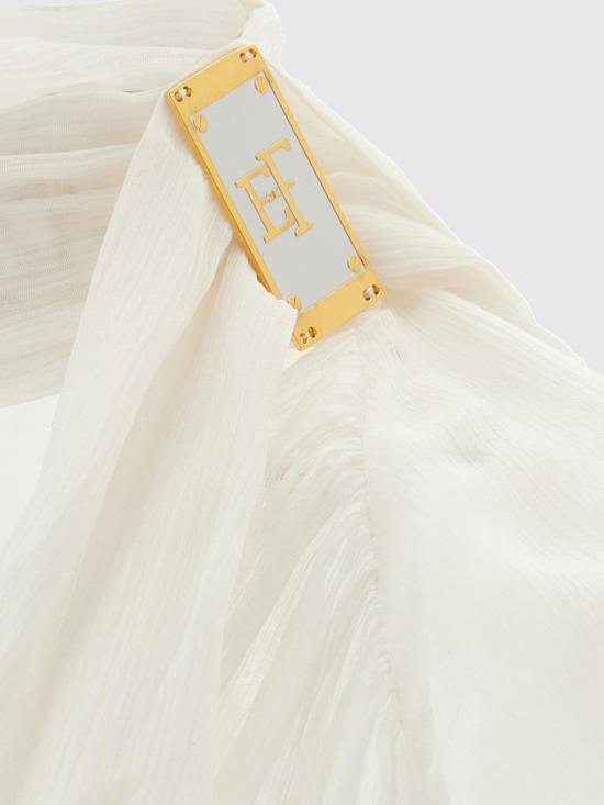 26FW 엘리자베타프랜치 탑 CB00566E2 360 White - ELISABETTA FRANCHI