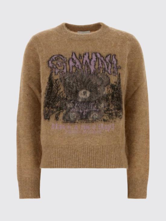 26FW 가니 스웨터 A1150055 118 Camel - GANNI