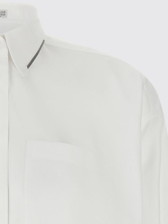 26FW 브루넬로 쿠치넬리 셔츠 MH772M1O16 C159 White - BRUNELLO CUCINELLI