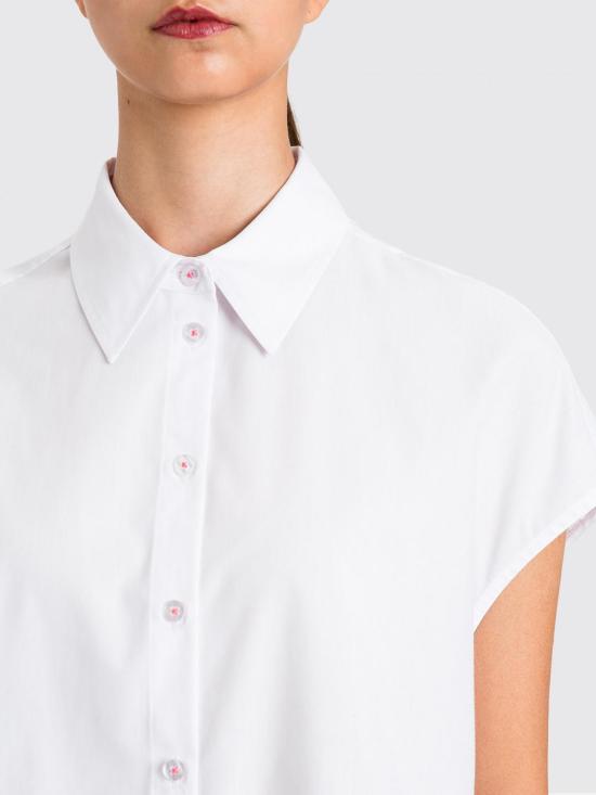 26SS 액티튜드 트윈세트 셔츠 261AQ2032 13559 White - ACTITUDE TWINSET