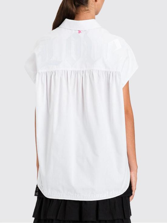 26SS 액티튜드 트윈세트 셔츠 261AQ2032 13559 White - ACTITUDE TWINSET