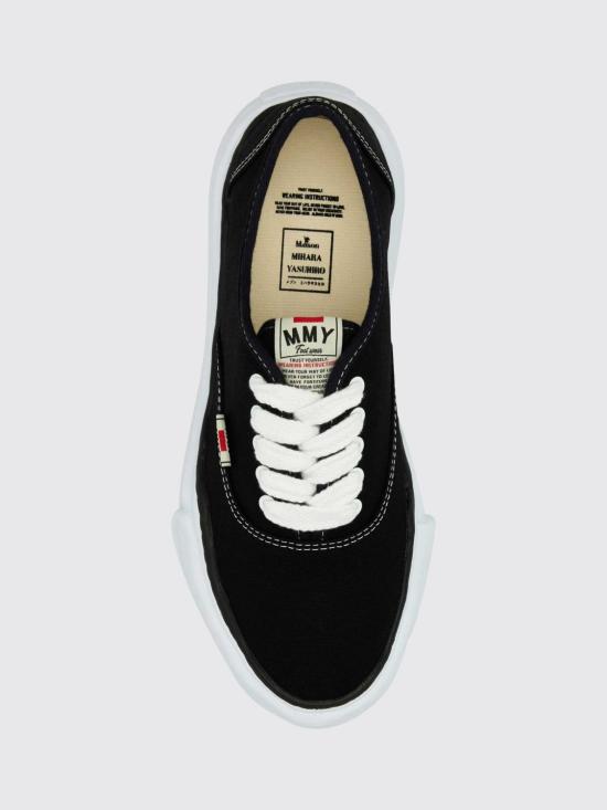 26FW 메종 미하라 야스히로 베이커 OG 솔 캔버스 로우 컷 A02FW704 Black - MAISON MIHARA YASUHIRO