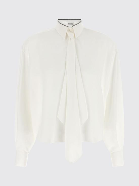 26FW 브루넬로 쿠치넬리 셔츠 MP993M3A26 C600 White - BRUNELLO CUCINELLI