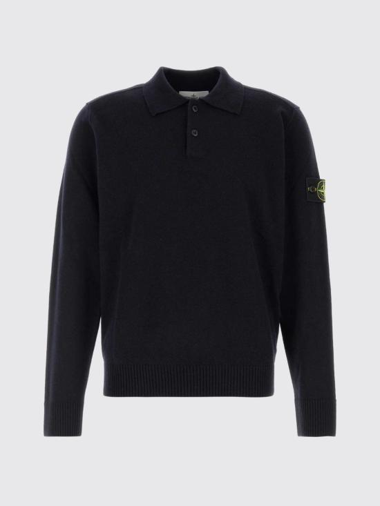 26FW 스톤 아일랜드 와펜 패치 니트 5100018S00B4 V0020 Navy - STONE ISLAND
