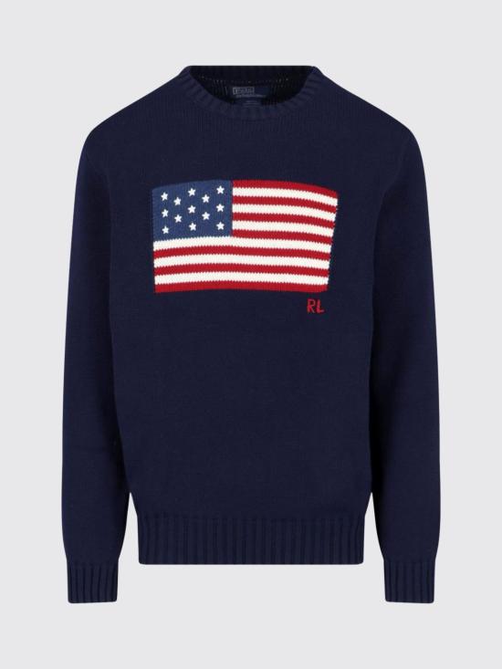 26FW 폴로 랄프로렌 스웨터 710718281 006 Blue - POLO RALPH LAUREN