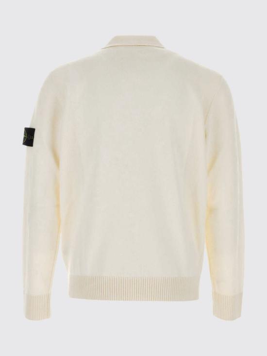 26FW 스톤 아일랜드 와펜 패치 니트 5100018S00B4 V0093 White - STONE ISLAND