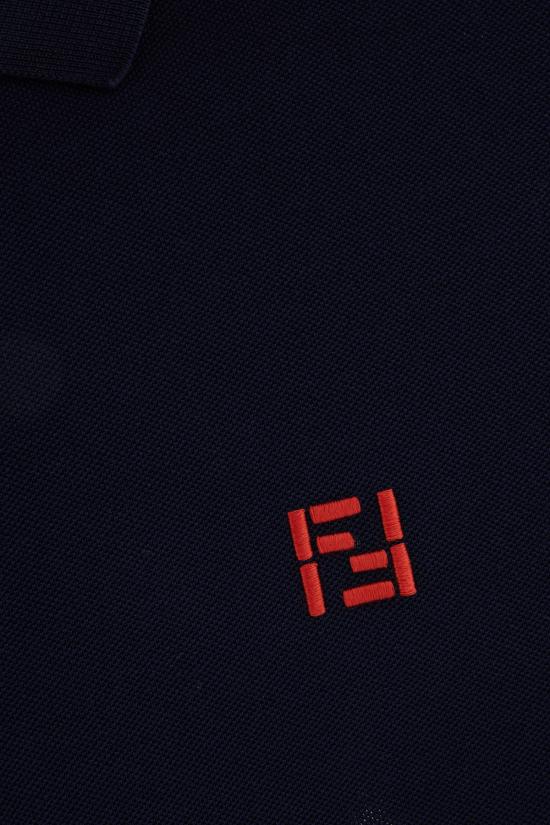 26SS 펜디 폴로 티셔츠 FY1309AY0I F0QB0 Blu - FENDI
