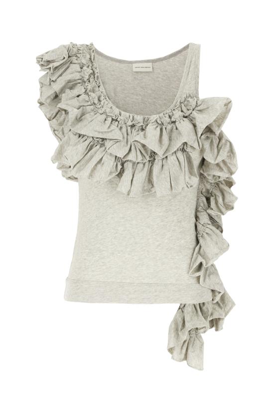 26SS 드리스 반 노튼 의류 2610111413606 813 GREY MELANGE