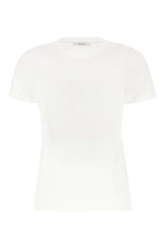 26SS 막스마라 반팔 티셔츠 MXMGIOVANE 001 BIANCO OTTICO