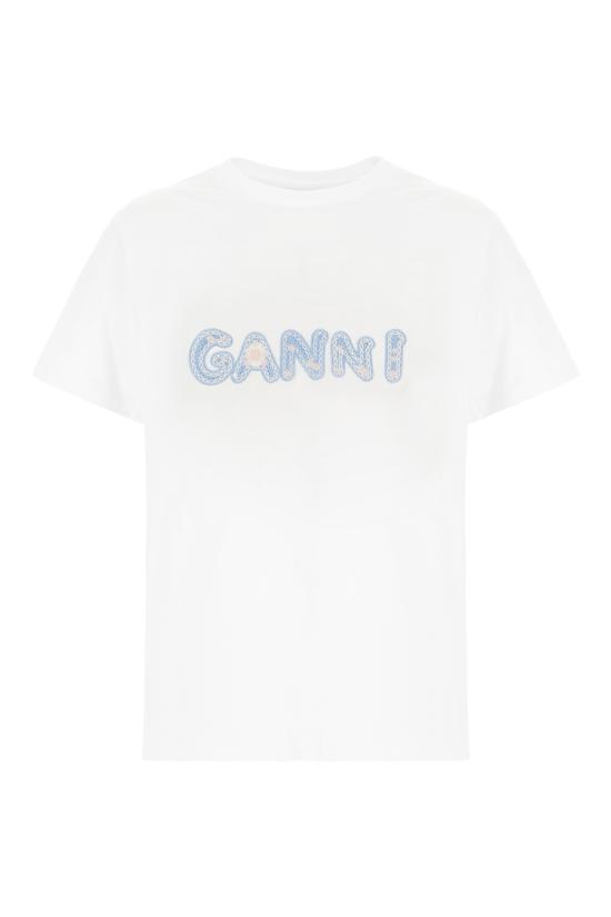 26SS 가니 헤비 코튼 저지 티셔츠 A105018811038 151 BRIGHT WHITE