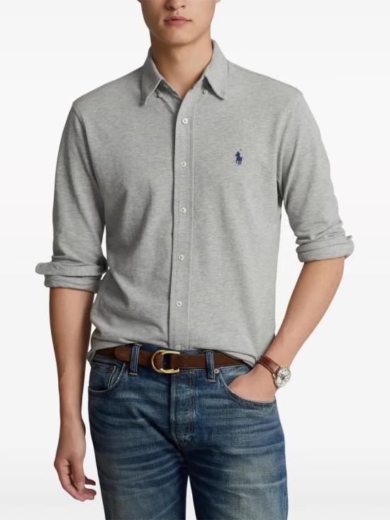 26FW 폴로 랄프로렌 긴팔 셔츠 710654408019 GREY HTR DOM - POLO RALPH LAUREN