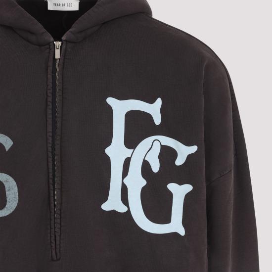 26SS 피어오브갓 후드 티셔츠 FG9M12 9945BHF 204 DARK BROWN DOM - FEAR OF GOD