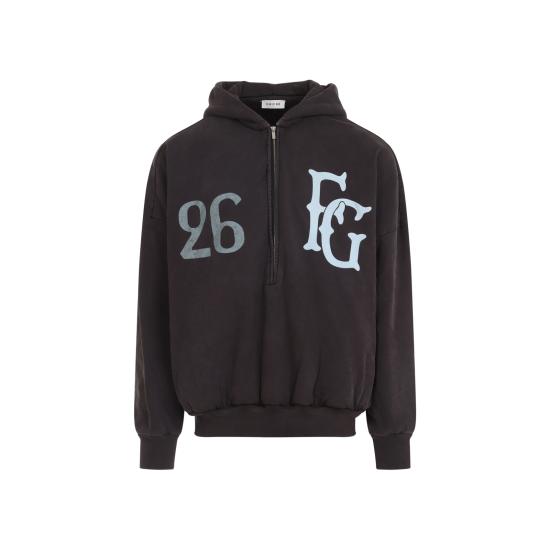 26SS 피어오브갓 후드 티셔츠 FG9M12 9945BHF 204 DARK BROWN DOM - FEAR OF GOD