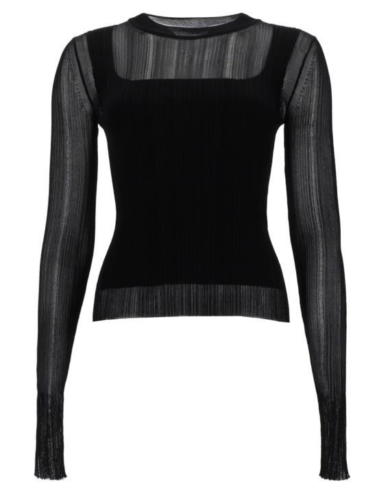 26SS 스포트막스 탑 2612361071600 013005 BLACK