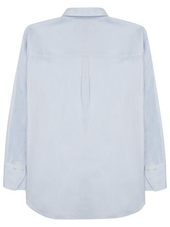 26FW 토템 블라우스/셔츠 253WRT0522FB0458 206 AZURE - TOTEME
