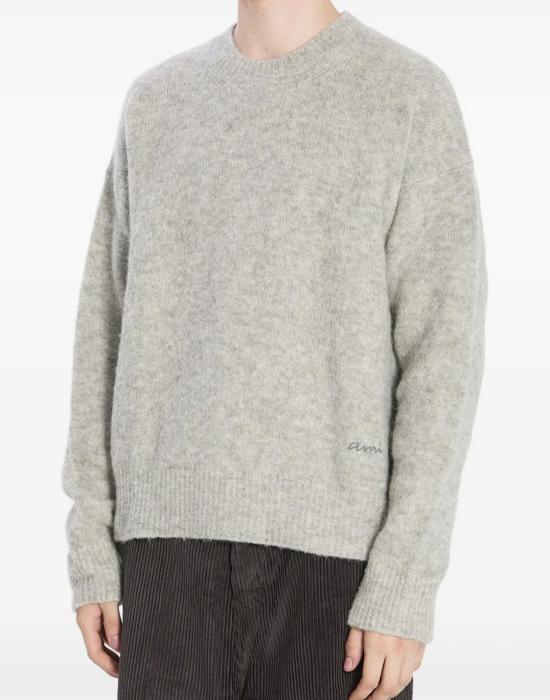 26FW 아미 스웨터 HKS824KN0021050 GREY - AMI