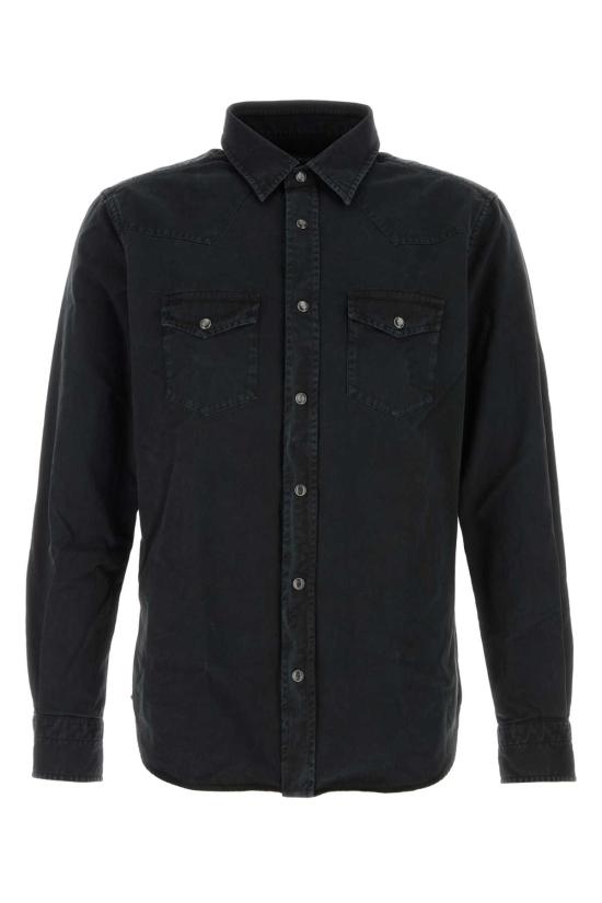 26FW 톰포드 긴팔 셔츠 HDS001FMC304 NAA Black