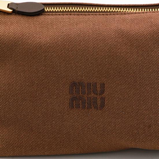 26FW 미우미우 스피릿 나파 레더 파우치 스피릿 나파 레더 파우치 5NE841 2IA7 F0Q1K - MIU MIU