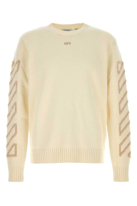26FW 오프화이트 스웨터 44MHE087F26K001110 CREAM Yellow