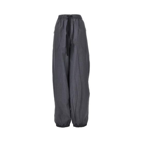 26FW 프라다 울 모헤어 캐주얼 팬츠 울 모헤어 캐주얼 팬츠 P258KSOOO17LK Grey