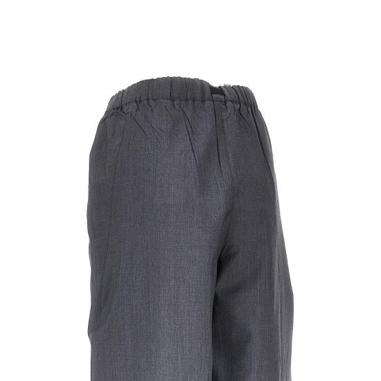 26FW 프라다 울 모헤어 캐주얼 팬츠 울 모헤어 캐주얼 팬츠 P258KSOOO17LK Grey - PRADA