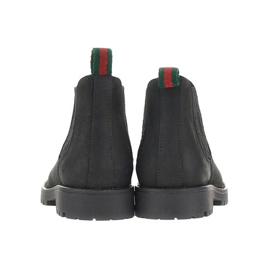 26FW [키즈] 구찌 미들 부츠 873041AAGQ3 Black - GUCCI