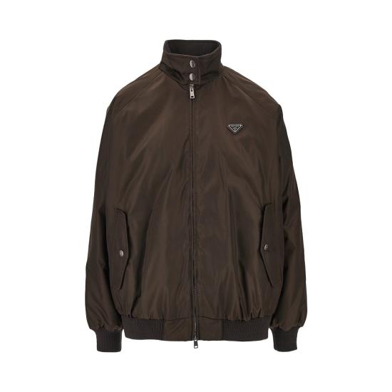 26FW 프라다 삼각 로고 리나일론 봄버 자켓 292389SOOO1WQ8 Brown