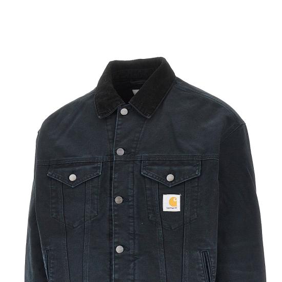 26FW 칼하트 WIP 데님 자켓 I037058 Black - CARHARTT WIP