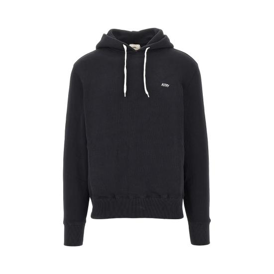 26FW 오트리 로고 후드 티셔츠 HOPM002K Black