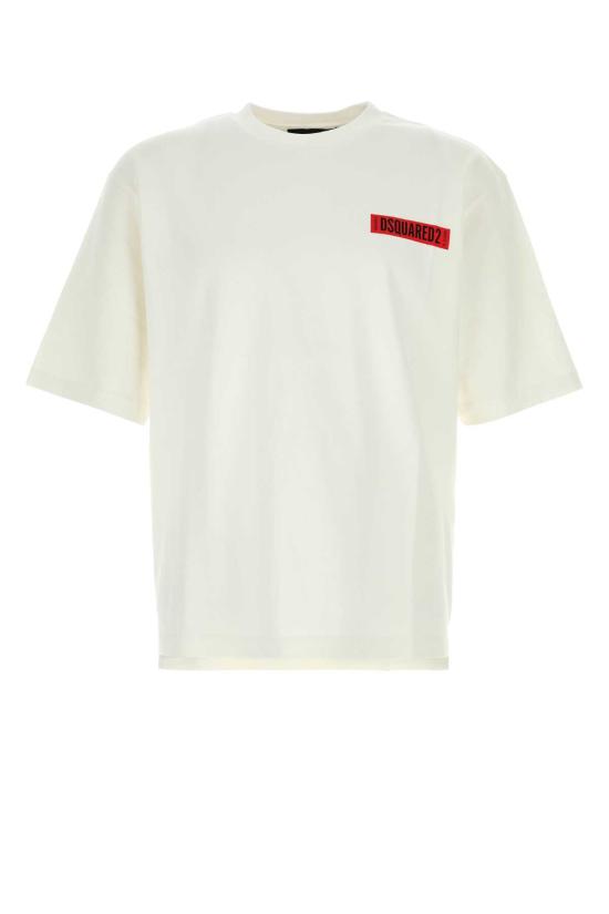 26FW 디스퀘어드2 반팔 티셔츠 S71GD1671D20106 100 White