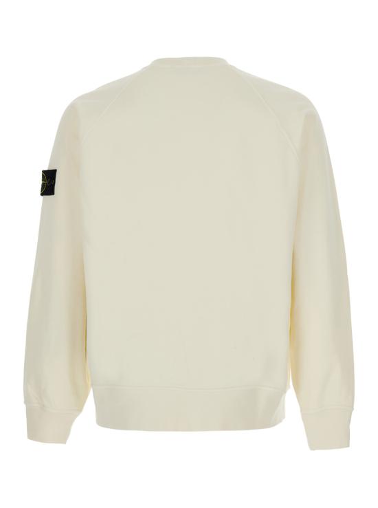 26FW 스톤 아일랜드 오가닉 코튼 플리스 오버사이즈핏 크루넥 스웨트셔츠 L2S156100008S0051V0093 White - STONE ISLAND