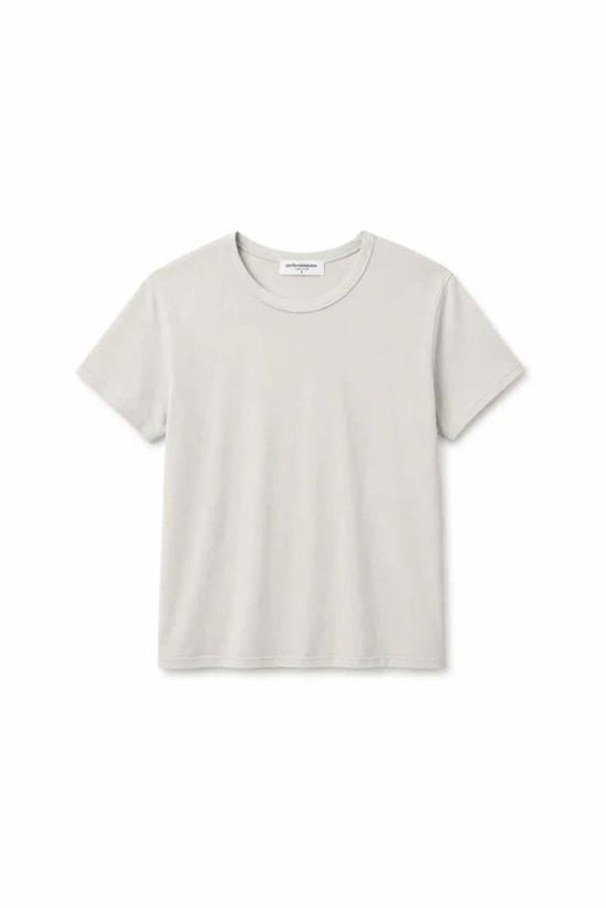  퍼펙트 화이트 티 반팔 티셔츠 할리 박스 크루 티 - PERFECT WHITE TEE