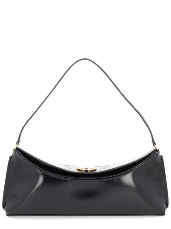 25FW 자크뮈스 오발로 숄더백 BAW00438AC1 8A01990 BLACK - JACQUEMUS
