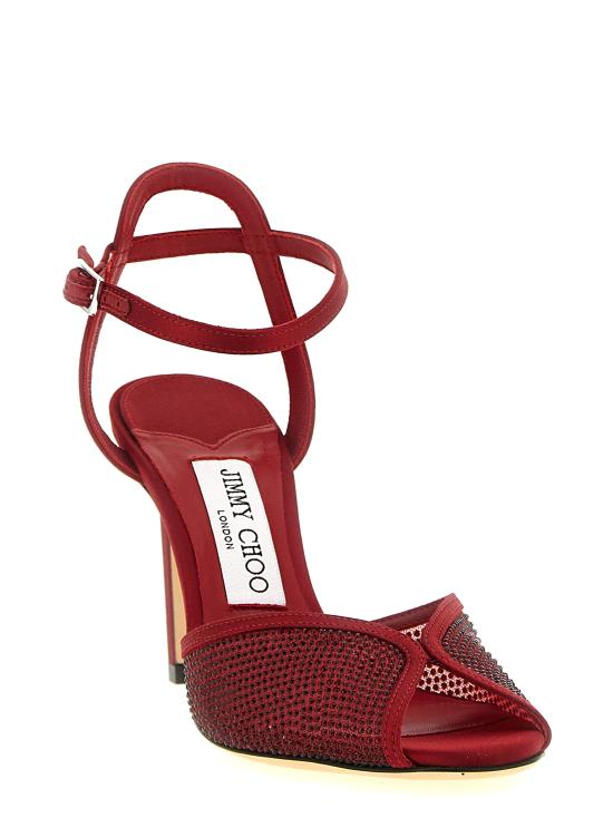 26FW 지미추 힐/펌프스 SACORA85YRDRUBYREDRUBYRED - JIMMY CHOO