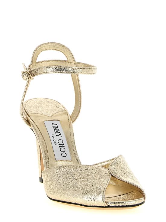 26FW 지미추 힐/펌프스 SACORA85DXBPLATINUM Gold - JIMMY CHOO