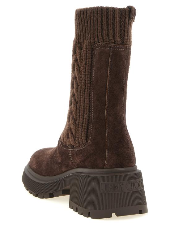 26FW 지미추 부츠 TAMIAFLATBWZCHOCOLATECHOCOLATE Brown - JIMMY CHOO