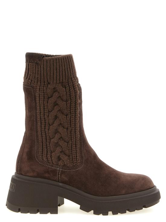 26FW 지미추 부츠 TAMIAFLATBWZCHOCOLATECHOCOLATE Brown