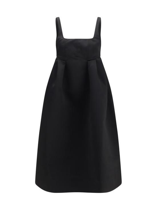 26FW 가니 미디 원피스 A1030752 099 BLACK