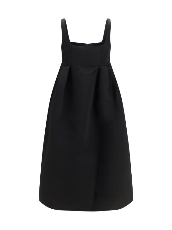26FW 가니 미디 원피스 A1030752 099 BLACK - GANNI