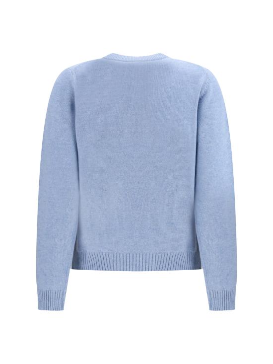 26SS 가니 그래픽 울 니트 A1070047 646 LIGHT BLUE - GANNI