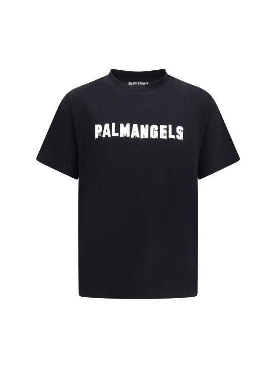 26FW 팜앤젤스 반팔 티셔츠 PAMAA001JR018 1003 BLACK