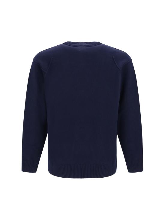 26FW 씨피 컴퍼니 램스울 GRS 크루넥 렌즈 스웨터 RFCMKN707A110149A 888 BLUE - C.P. COMPANY